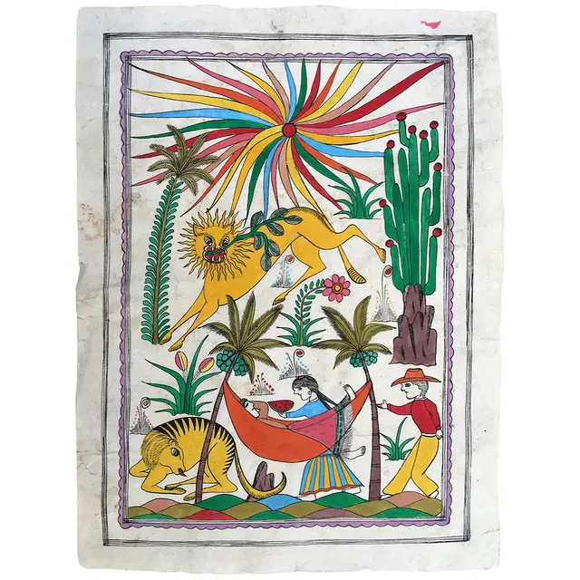 Exposition Éclat(s) du Mexique - Le Tigre et la Lionne - Conte et traditions_Barcelonnette