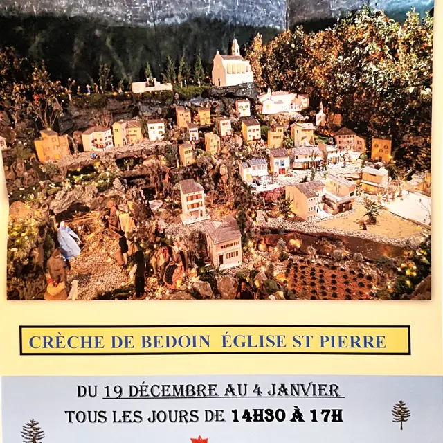La crèche de Bédoin à l'église Saint Pierre
