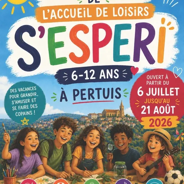 Ouverture de l'accueil de loisirs s'esperi_Pertuis