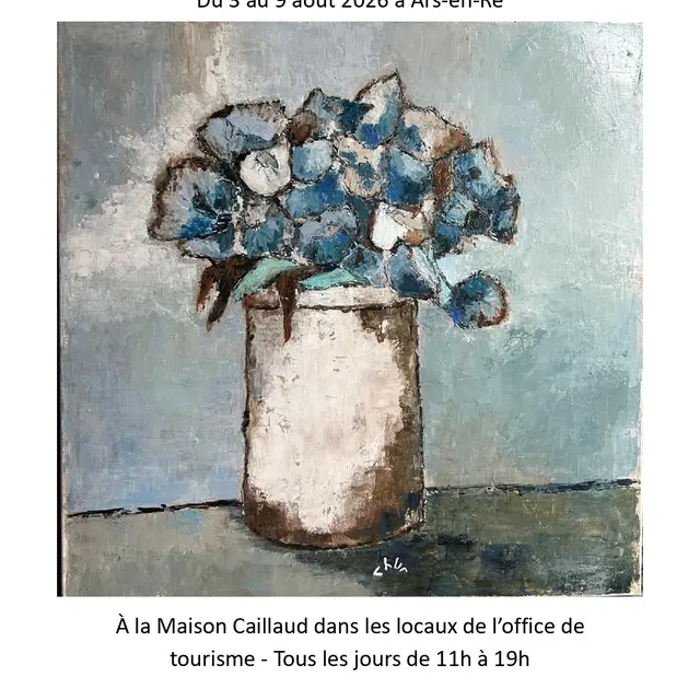 Affiche de l'exposition « Chantal Urrien-Vilain expose »
