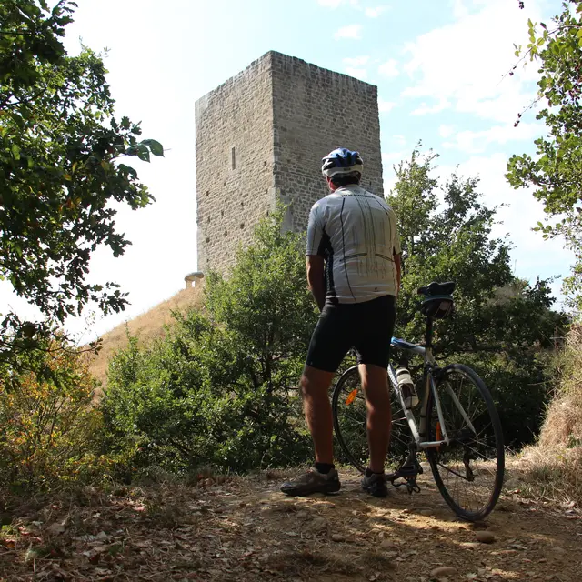 Cycliste tour d'albon