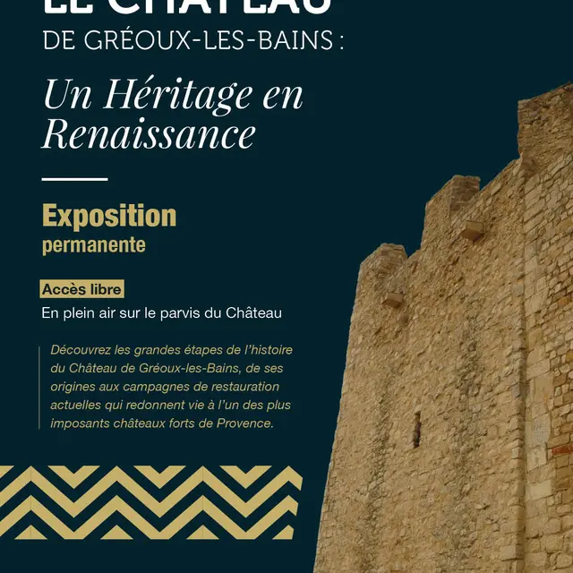 Exposition en plein air, un héritage en renaissance - Château des Templiers_Gréoux-les-Bains