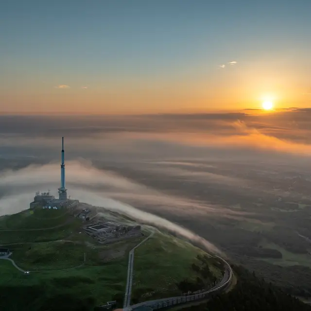 Lever de soleil Puy-de-Dôme