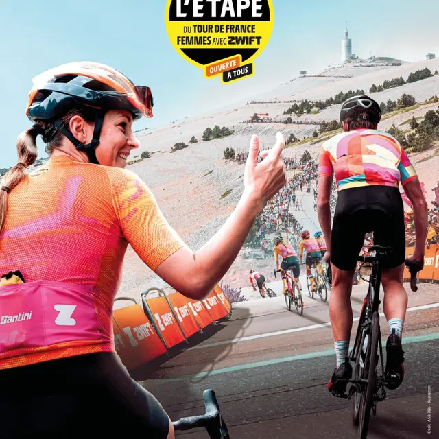 L’Étape du Tour de France Femmes avec Zwift_Vaison-la-Romaine