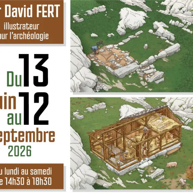 Expo temporaire « DE LA FOUILLE AU DESSIN »_Faverges-Seythenex