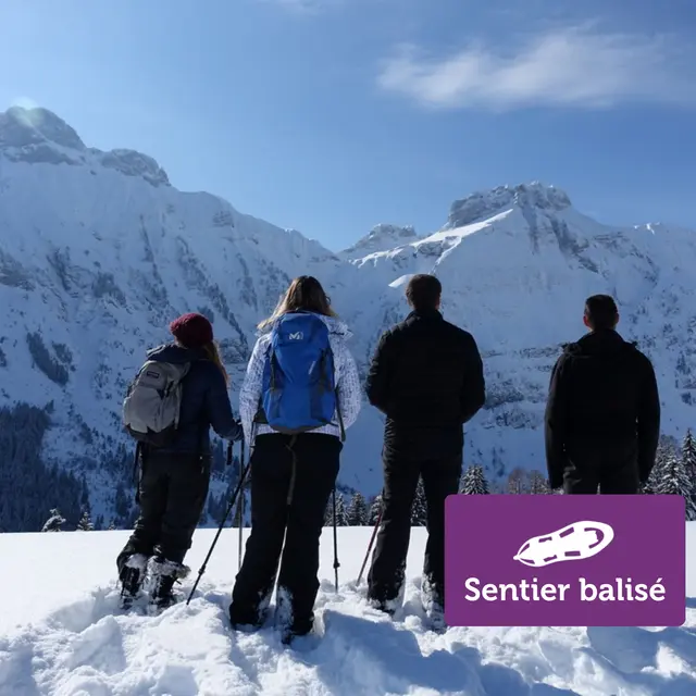 Les Frachets - Randonnée hivernale_Mont-Saxonnex