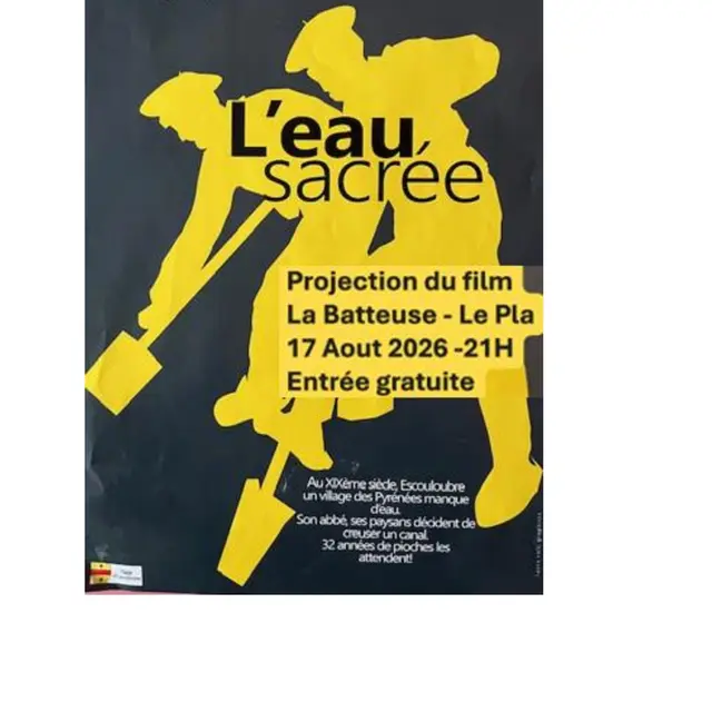 Projection L'eau sacrée_Le Pla