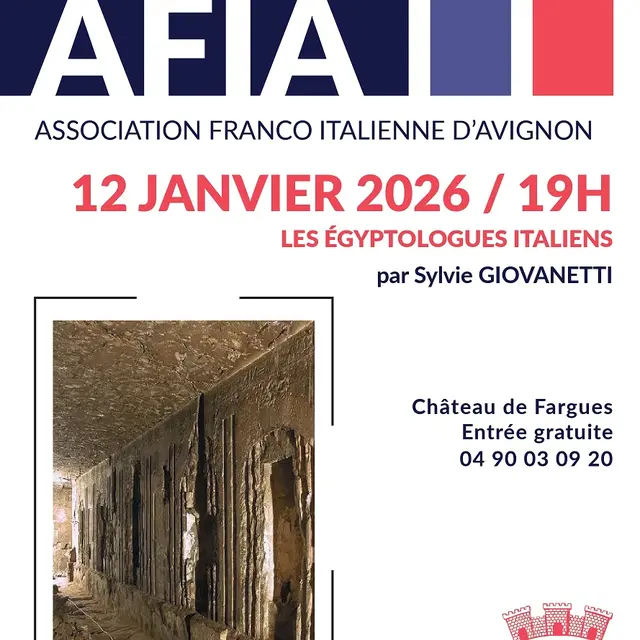 Conférence Les égyptologues italiens_Le Pontet