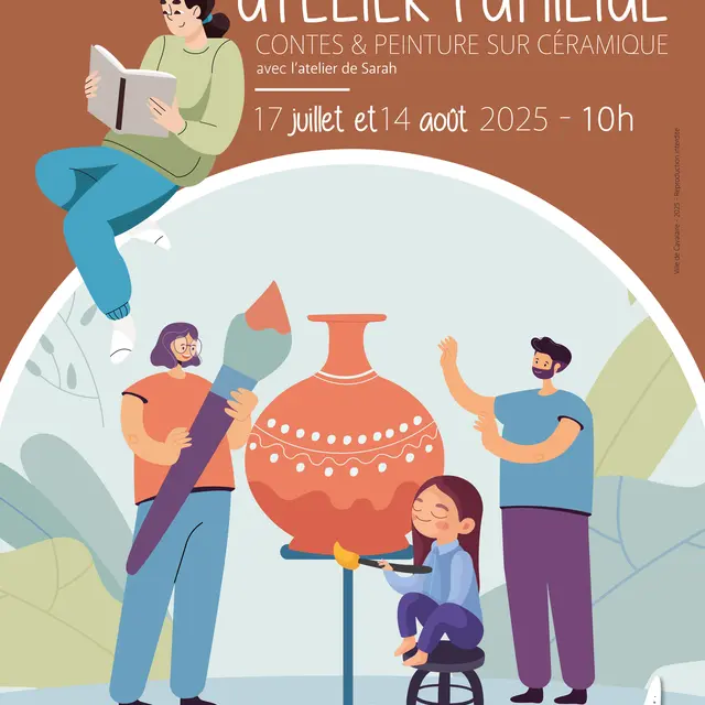 Atelier familial : Contes et peinture sur céramique_Cavalaire-sur-Mer