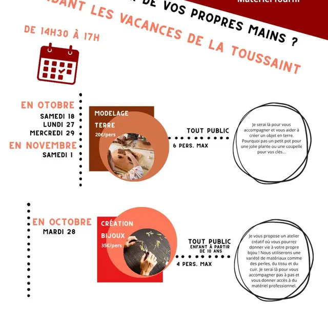 Atelier créatif 'Modelage Terre' - Amélie Berthéas_Séguret