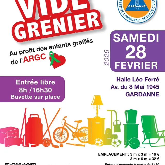 Vide Grenier de l'amicale de la RCSC Gardanne_Gardanne