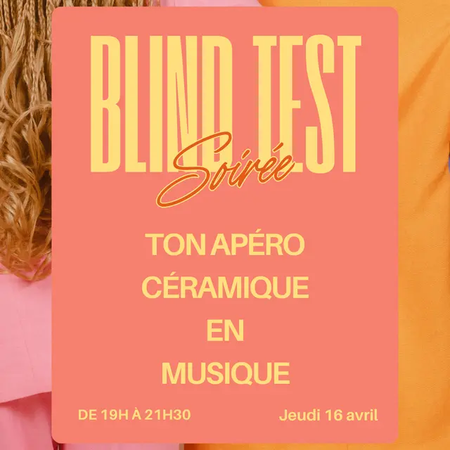 Soirée blind test céramique