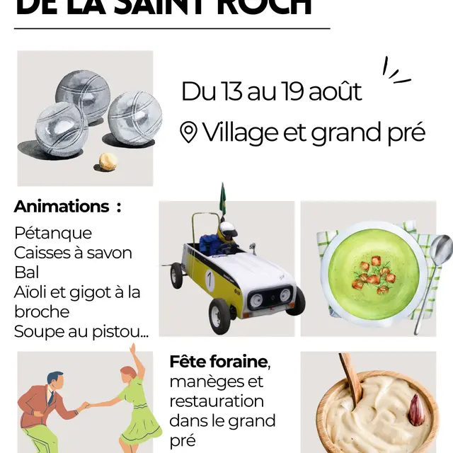 affiche fête patronale