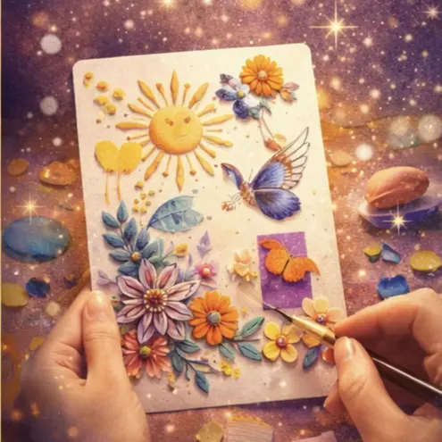 Atelier bien-être créatif Créer sa carte de guidance & d’intention EMB