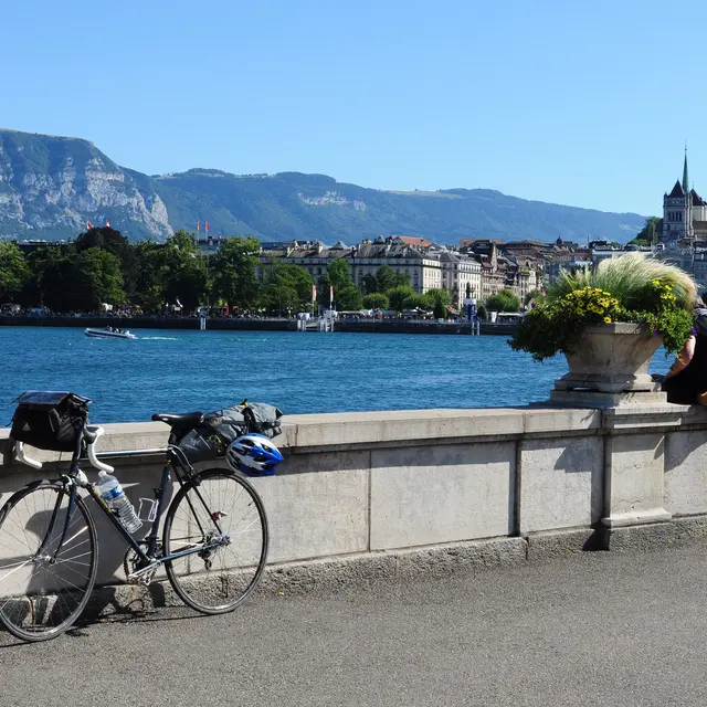 Genève au bord du lac Léman