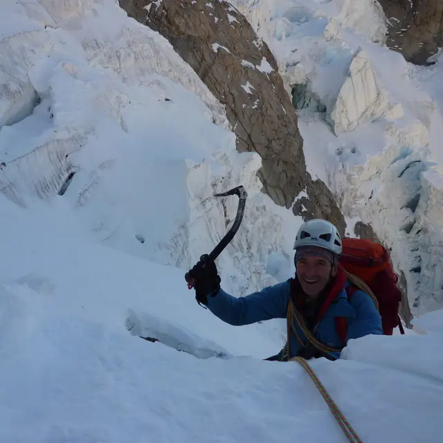 Michel Coranotte : cascade de glace