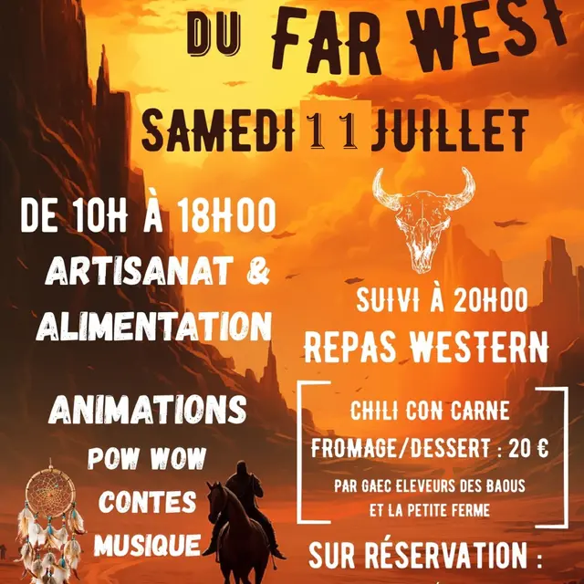 Marché à thème Far West_Valdeblore