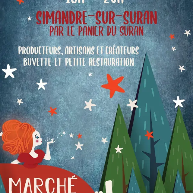 Affiche Marché de Noël