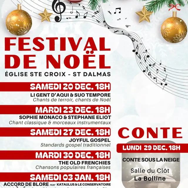 Festival de Noël Valdeblore - Sophie Monaco & Stéphane Eliot_Valdeblore