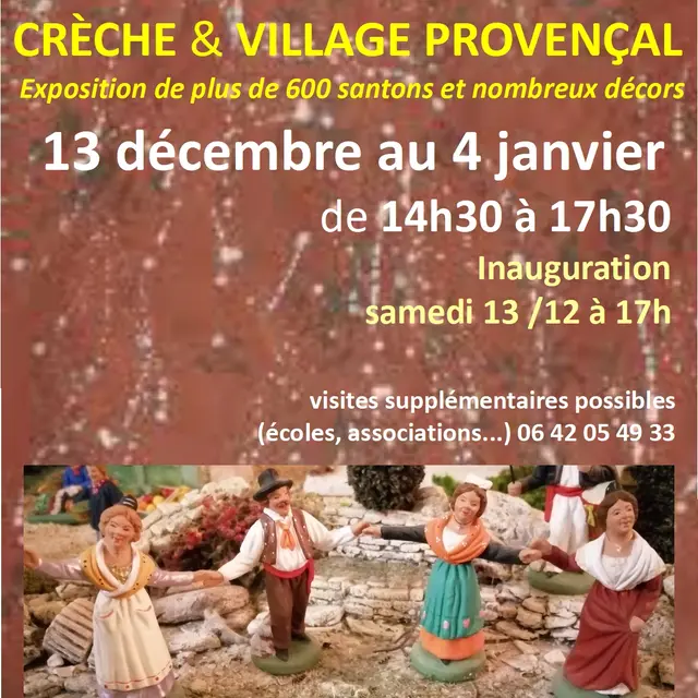 crèche et village provençale_Méjannes-le-Clap