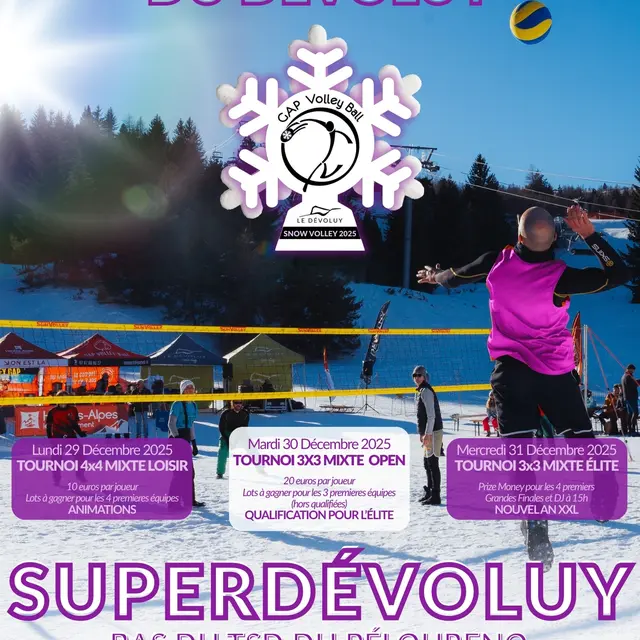 5e Tournoi Open de Snow Volley_Superdévoluy