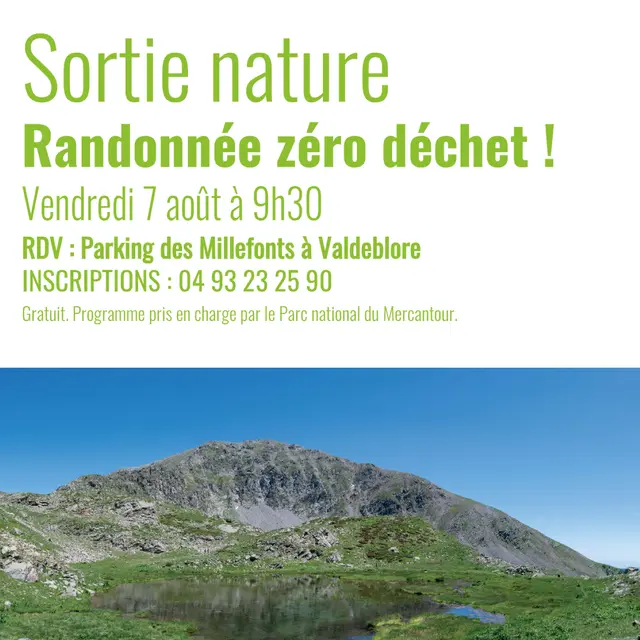 Randonnée zéro déchet !_Valdeblore