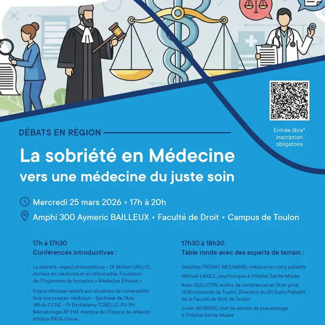 États généraux de la bioéthique à Toulon : Une réflexion collective pour une médecine du juste soin_Toulon
