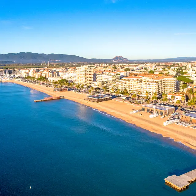 Fréjus-Plage vue aérienne