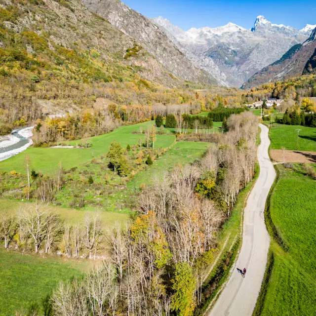 Itinéraire voie douce Valgaudemar au Champsaur