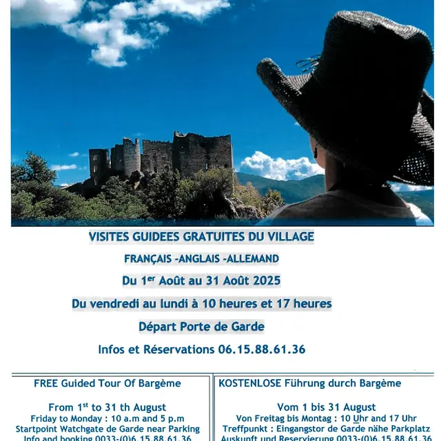 Visites Guidées Gratuites du village de Bargème_Bargème