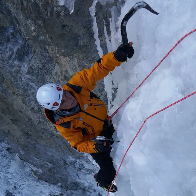 Jacques Le Hir : cascade de glace