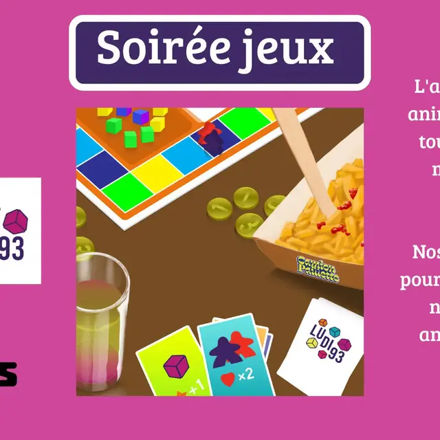 Soirée jeux de société avec Ludi 93