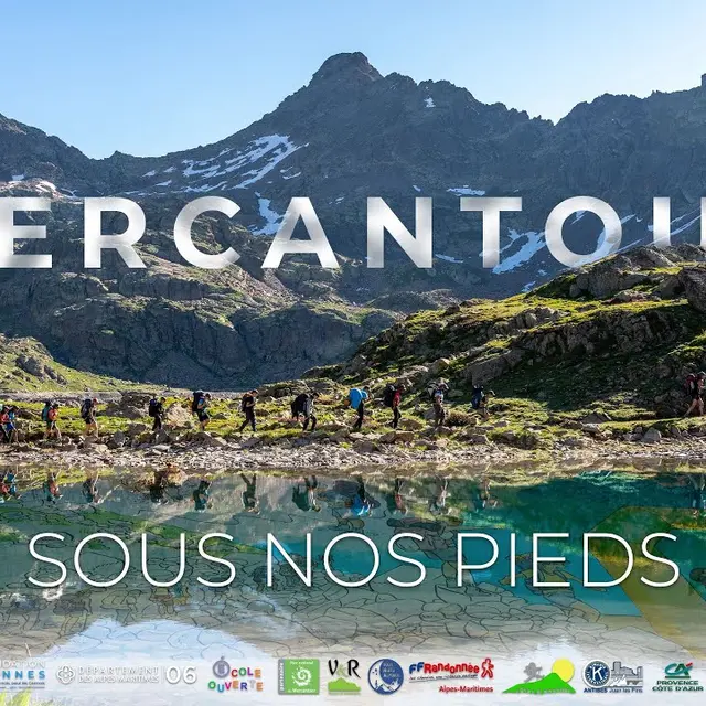 Projection en plein-air : Le Mercantour Sous Nos Pieds_Moulinet