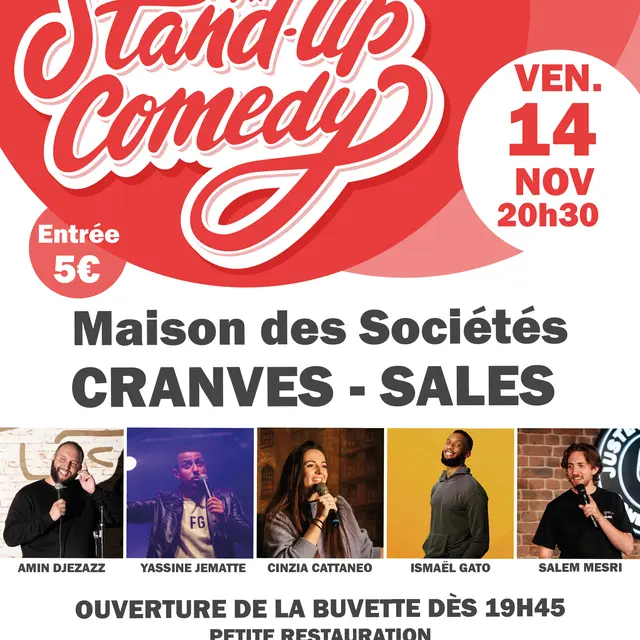 Soirée Comédie Club Cranves-Sales