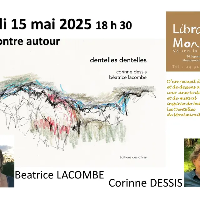 Rencontre avec Béatrice Lacombe et Corinne Dessis - Librairie Montfort_Vaison-la-Romaine