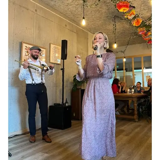 Concert jazz de Mr et Mrs Prawn à la Barque_Champagne-en-Valromey