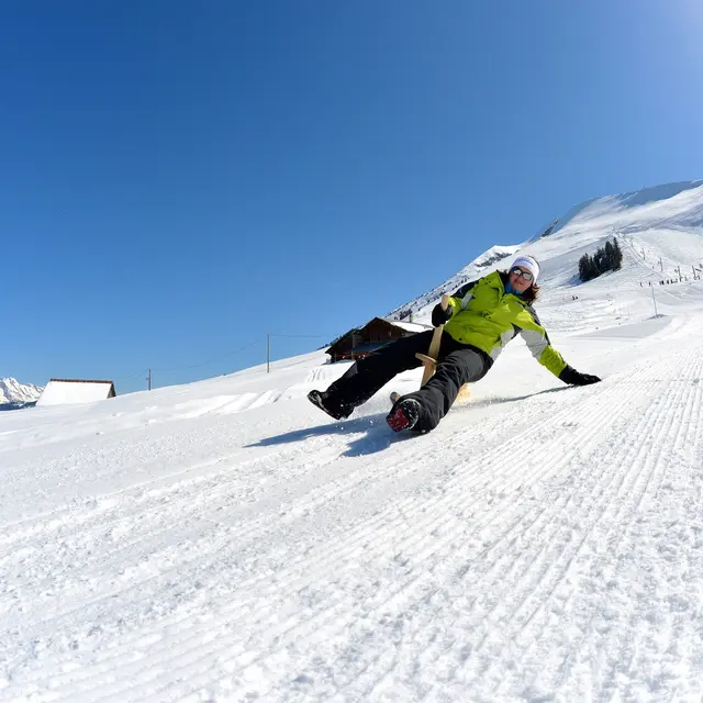 Descente en paret