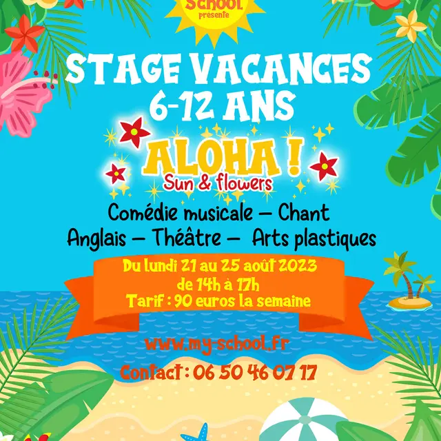 Stages vacances d'été My School