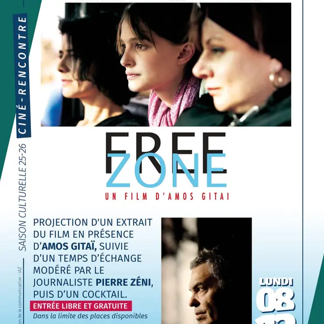 Ciné-rencontre - Extrait de Free Zone et rencontre avec Amos Gitaï_Saint-Ouen