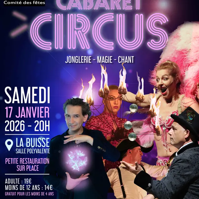 Affiche cabaret circus
