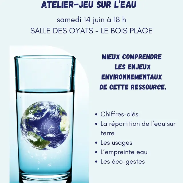 Atelier - Jeu sur l'eau_Le Bois-Plage-en-Ré