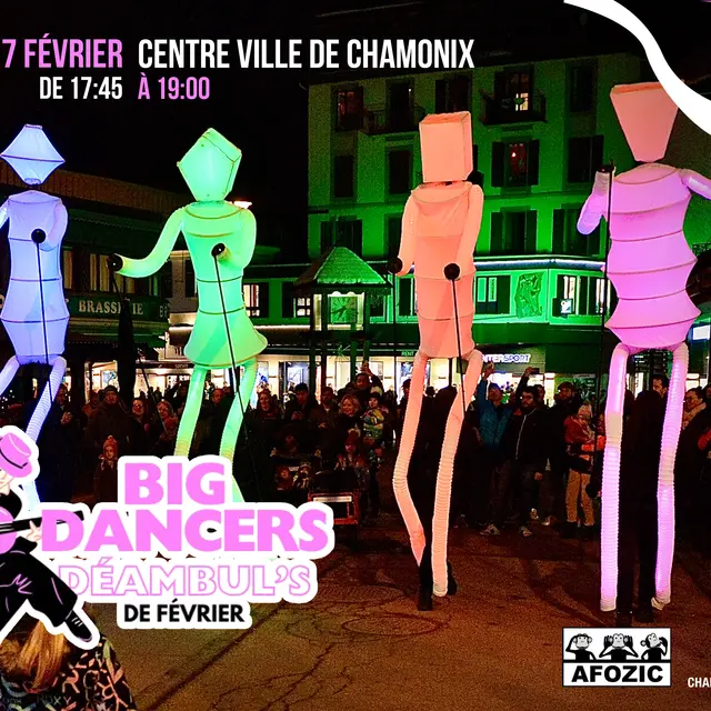 Les Déambul's de Février – « Big Dancers »_Chamonix-Mont-Blanc