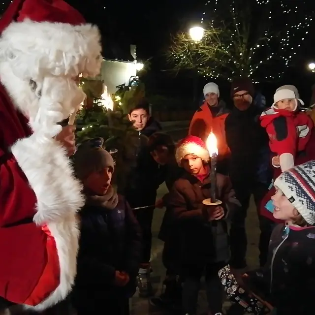 Le Père-Noël à Corrençon