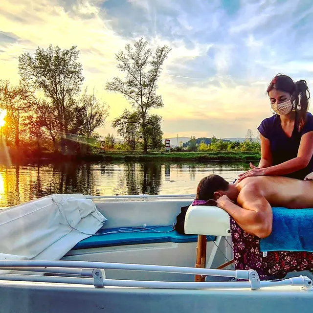 massage sur bateau