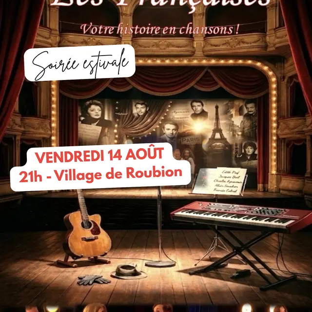Soirée estivale : les françaises_Roubion