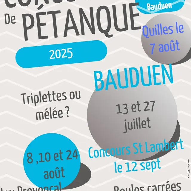 Tournois Boules Quilles 2025_Bauduen