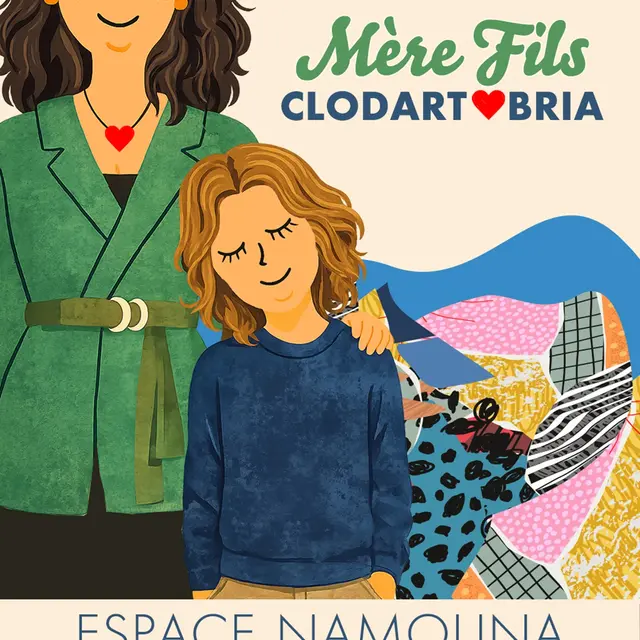 Exposition “Mère & Fils”, CLODART & BRIA_Saint-Jean-Cap-Ferrat