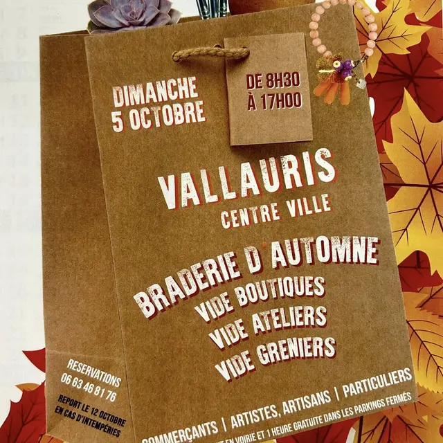 Braderie Automne à Vallauris_Vallauris Golfe - Juan