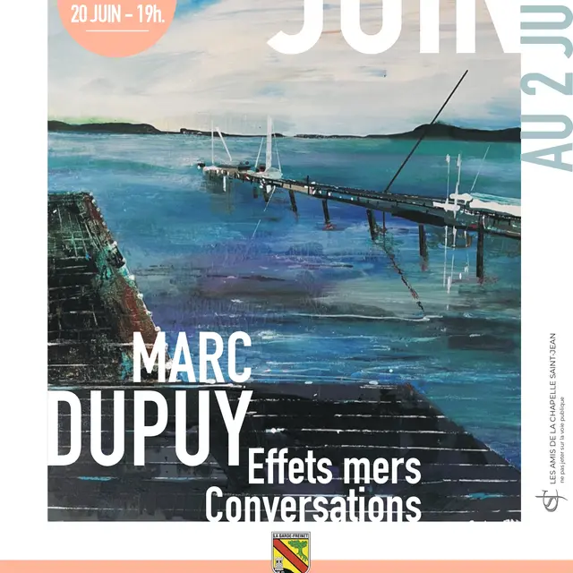 Exposition peinture Effets mers - Conversations de Marc Dupuy_La Garde-Freinet