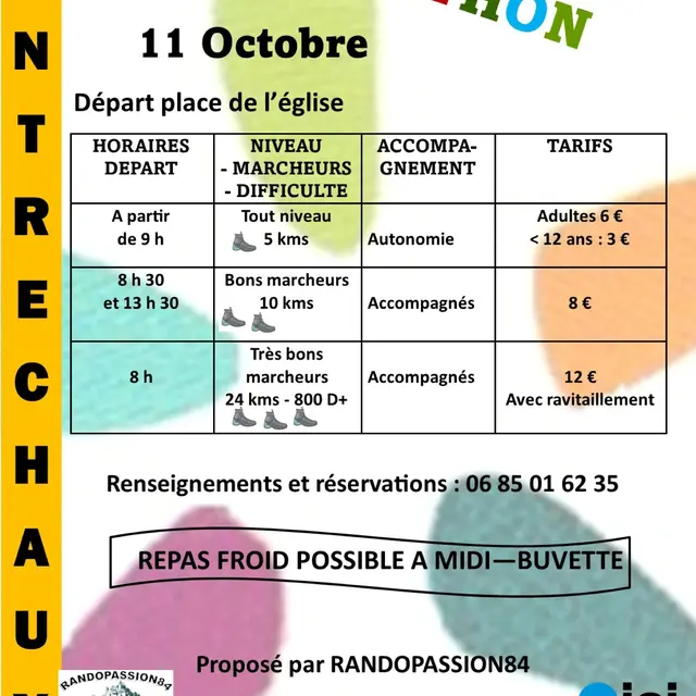 Rando Téléthon_Entrechaux
